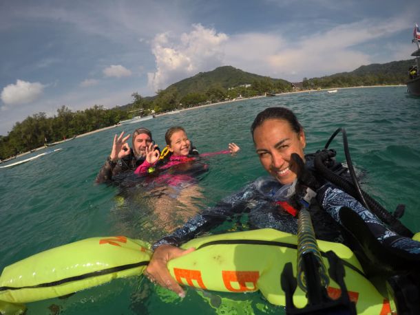 Ocean Vibes diving course fun